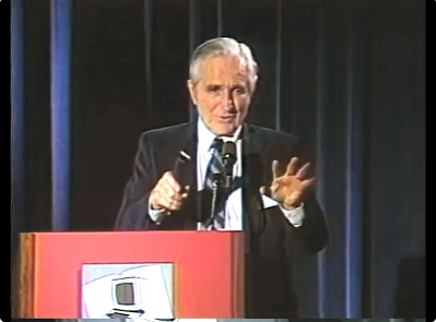 Doug Engelbart at the 1986 event